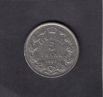 Beschrijving: 5 Francs vl ALBERT